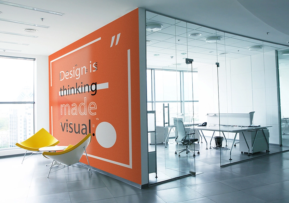 Kreator Ścian wizualizacja druku na ścianie - design is thinking made visual