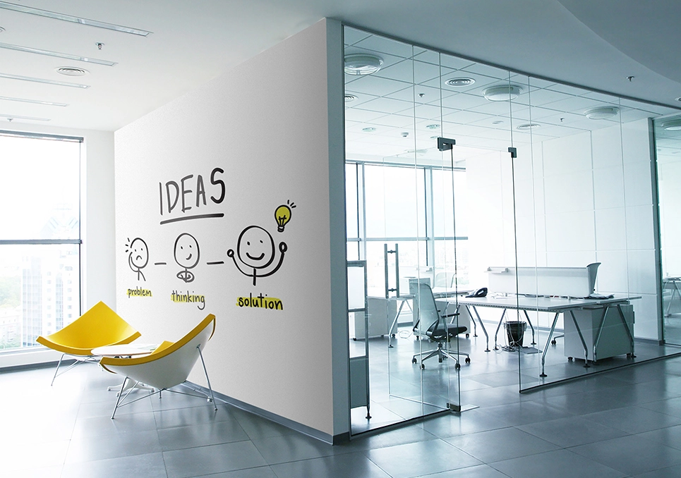 Kreator Ścian wizualizacja druku na ścianie - ideas solution illustration