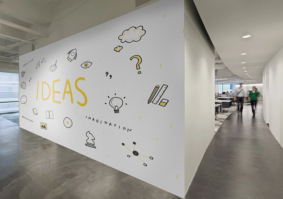 Kreator Ścian wizualizacja druku na ścianie - ideas illustration