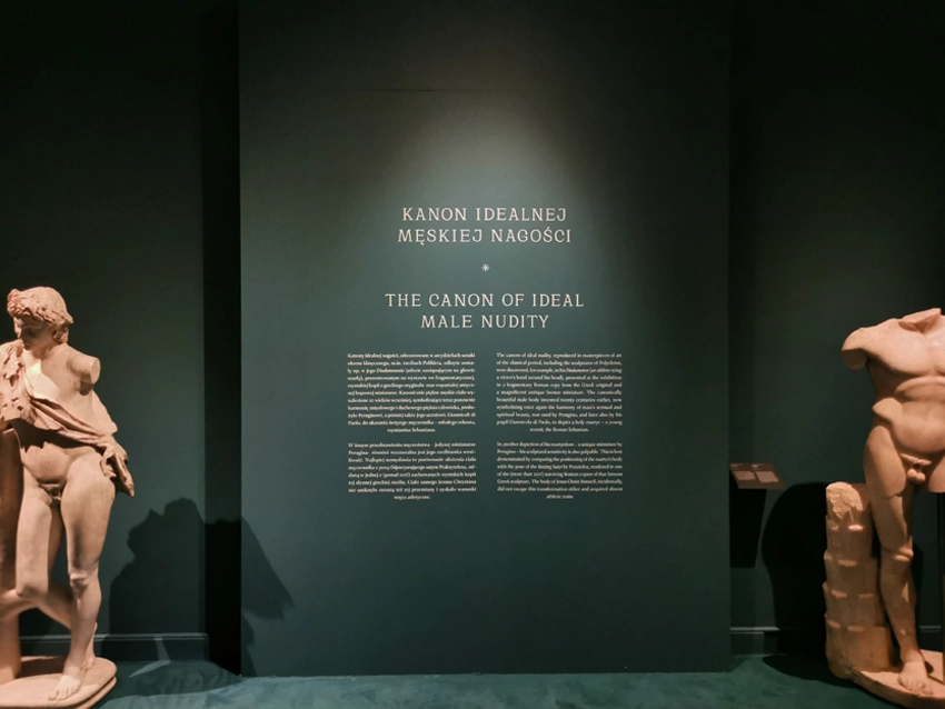 Wydruk napisów na potrzeby wystawy ,,Przebudzeni'' w Zamku Królewskim w Warszawie.