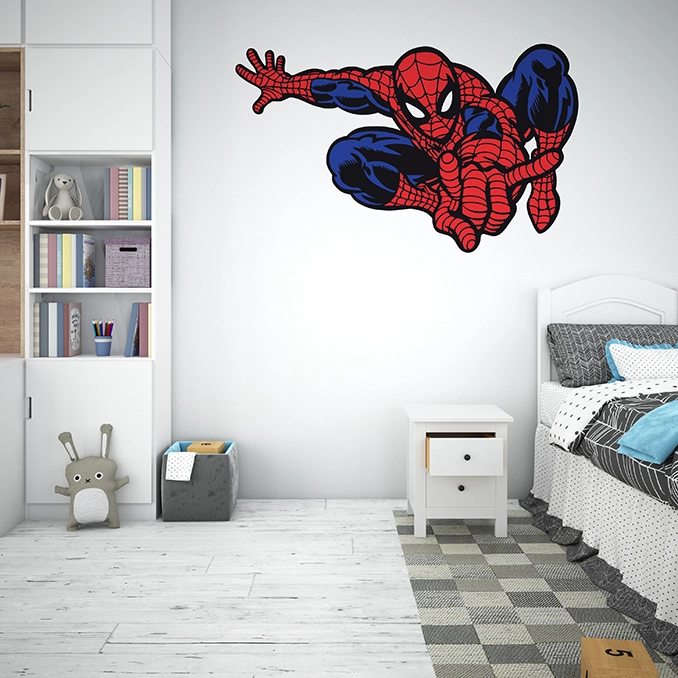 Kreator Ścian wizualizacja druku na ścianie - spiderman